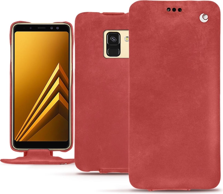 Produktbild Noreve Lederschutzhülle vertikal (Samsung Galaxy A8+)