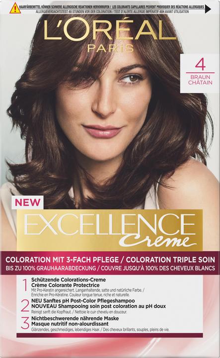Image du produit L'Oréal Paris Excellence (4 brun moyen)