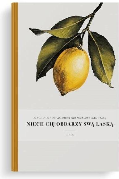 Szaron Lux Notebook - May the Lord - Lemon