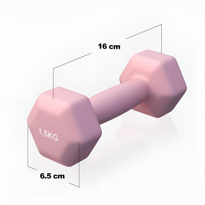 Actual product image Gorilla Sports Hantelset Neopren 2 x 1.5 kg (2 x 1.5 kg)