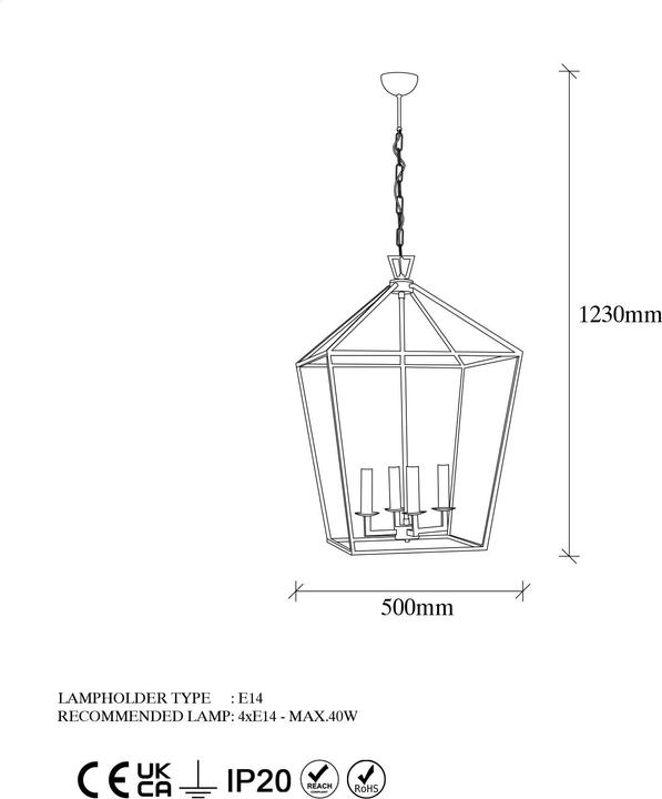 Produktbild Hanah Home Mathew (E14)