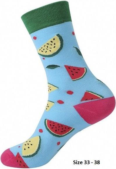 Immagine prodotto Musthaves Calzini per bambini di taglia 33 - 38 cm - Angurie (33 - 38)