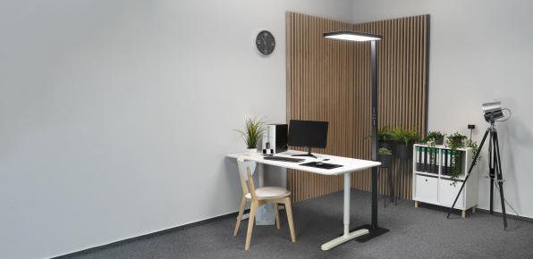 Produktbild Luxula LED Büro-Stehleuchte, Up/Down, schwarz (7000 lm)