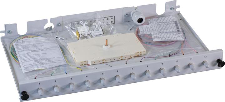 Actual product image EFB Elektronik Splice box 12 ST/ST 50/125µ a. pigtail/coupling,OM4
