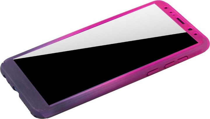 Actual product image König Design Case Mobile Protection for Huawei Mate 10 Lite Full Case Cover Screen Protector Purple (Mate 10 Lite)