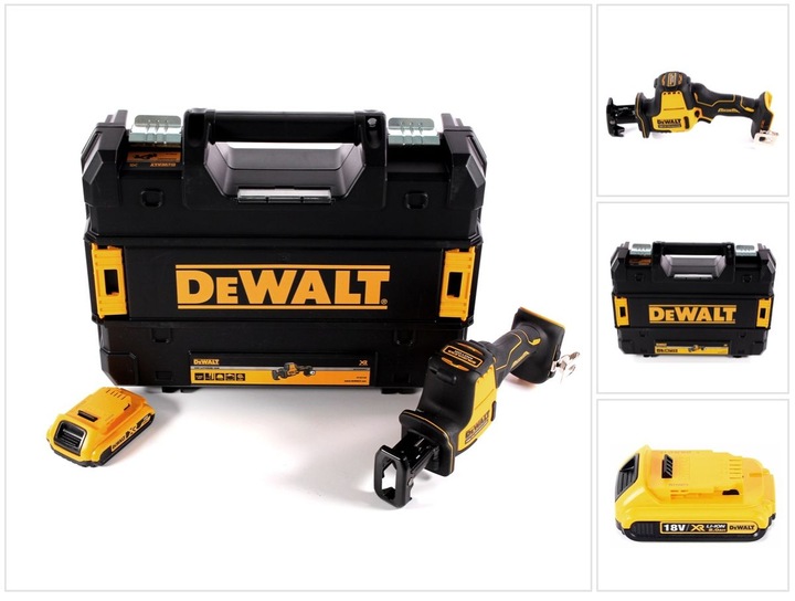 Actual product image DeWalt DCS 369 NT Battery reciprocating saw 18 V + 1x battery 2.0 Ah + TSTAK - without charger