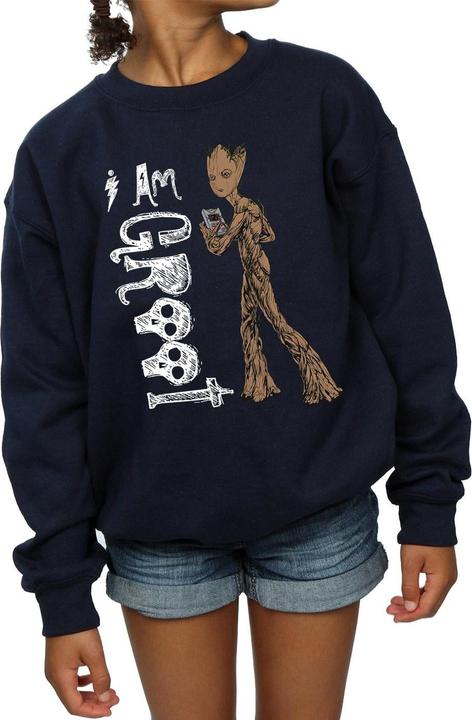 Produktbild Avengers Infinity War I Am Teenage Groot Sweatshirt Mädchen (116)