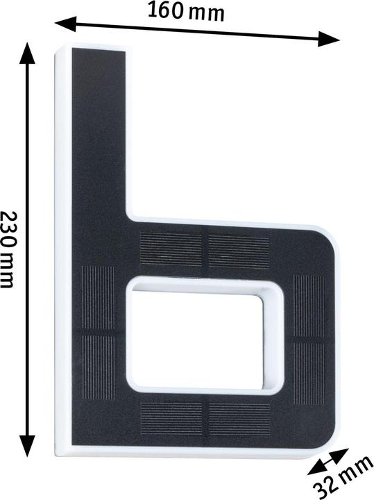 Produktbild Paulmann Solar Hausnummer (20 lm, IP44)