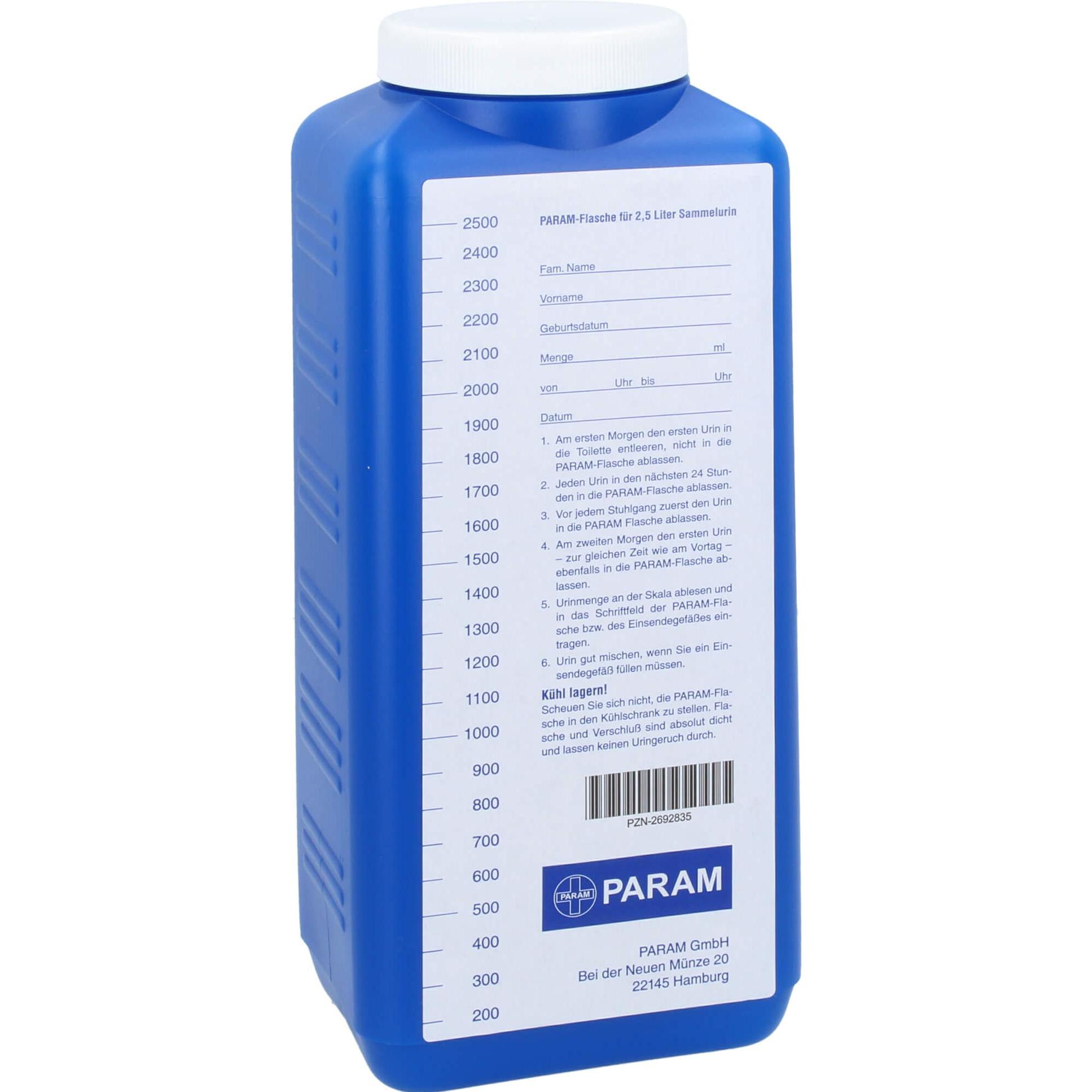 Thumbnail - Param, Praxisbedarf, URINSAMMELGEFAESS U DECKEL, 2.5 l