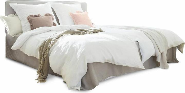 Actual product image Loberon Bed Aubrianne gray (200 x 220 cm)