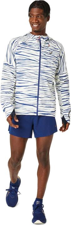 Actual product image ASICS Performance Metarun Shibori Wat Jacket Men Birch/Blue Expanse (M)