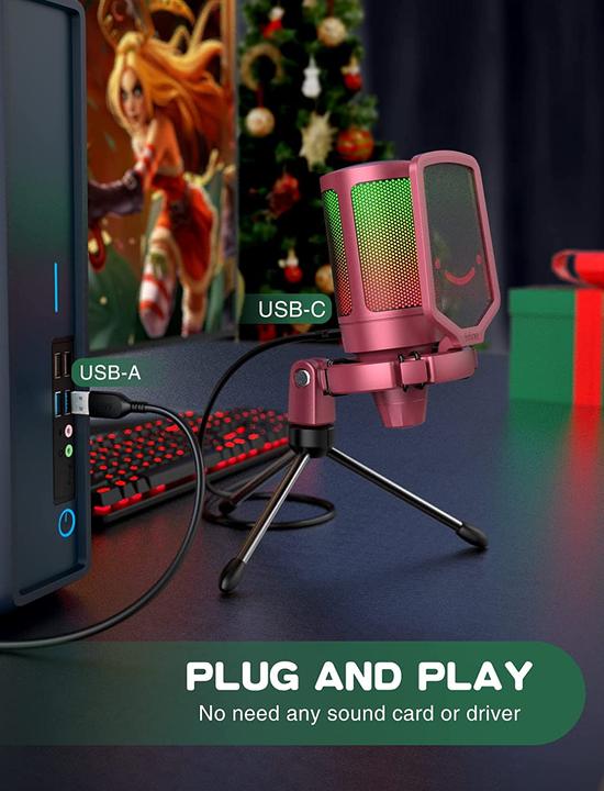 Produktbild Fifine A6V USB RGB Gaming Mic