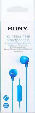 Actual product image Sony Mdr-Ex15ap (No noise cancelling, Cable)