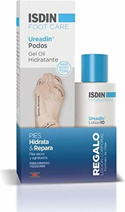 Immagine prodotto Isdin Ureadin Podos Gel Olio Idratante per Piedi Secchi e Screpolati 75ml - Confezione da 2 (Crema piedi e gel piedi, 75 ml)