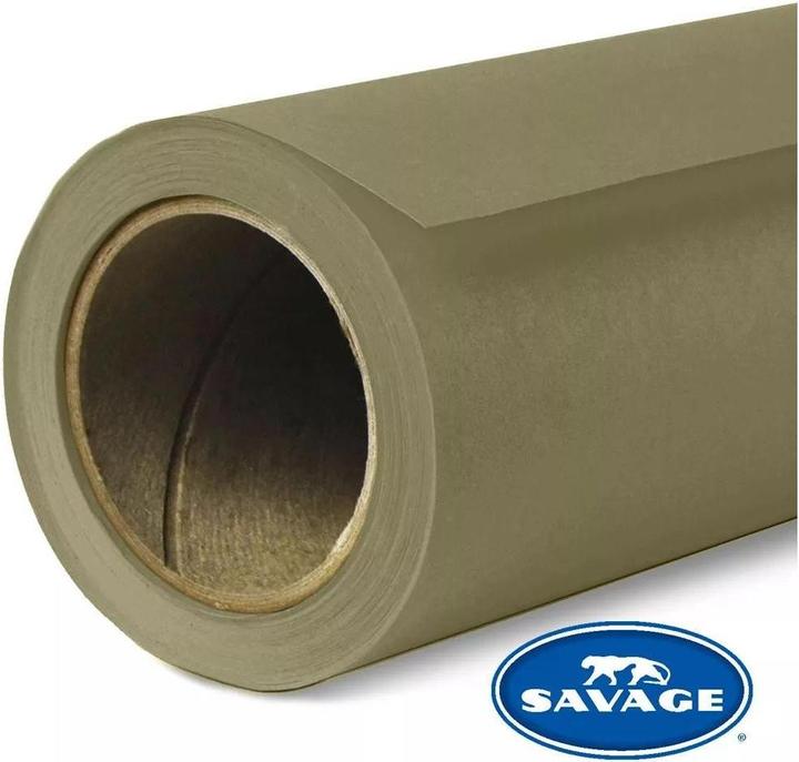 Actual product image Savage Hintergrund Papier 2.72 x 11m Olive Green (272 cm, 1100 cm)