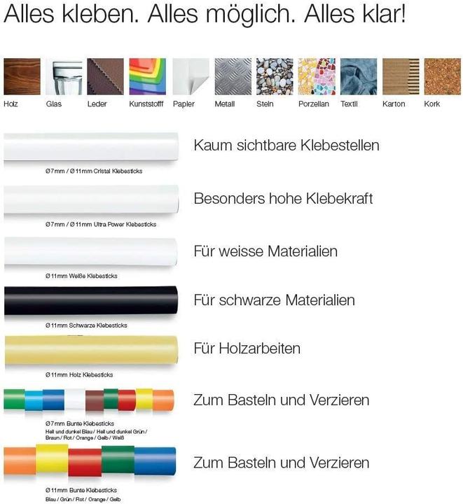 Produktbild Steinel Klebesticks Glitzer