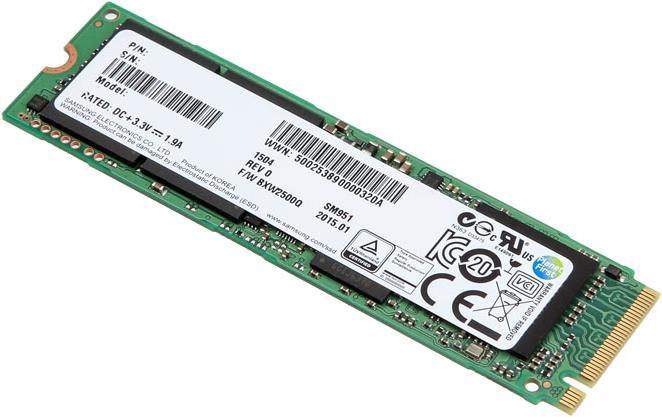 Produktbild Samsung SM951, bulk (256 GB)
