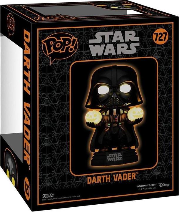 Actual product image Funko STAR WARS - POP Super N° 727 - Dark Vador (Lights Up!)