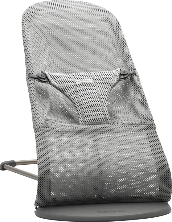 Actual product image BabyBjörn Bouncer Bliss, Mesh Grey 006018