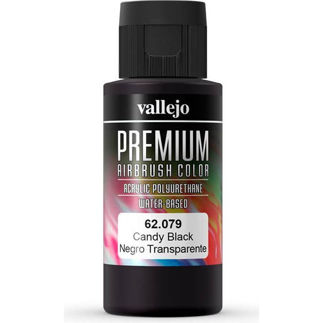 Thumbnail - Vallejo, Künstlerfarbe + Bastelfarbe, Premium RC Colors Candy (Black, 60 ml)
