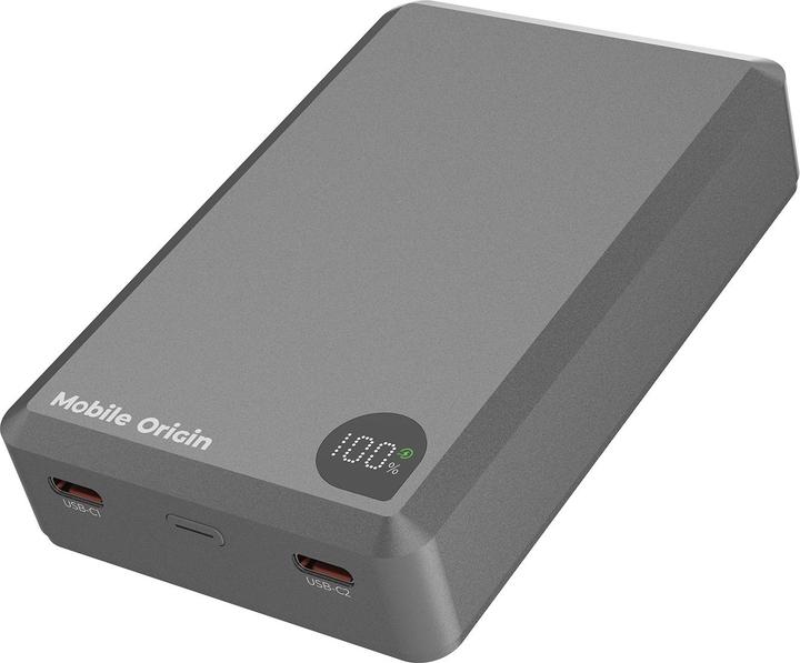 Mobile Origin Banque d'alimentation 30W PD 20000mAh Aluminum PowerBank PB14 Compatible MagSafe (20000 mAh, 30 W)