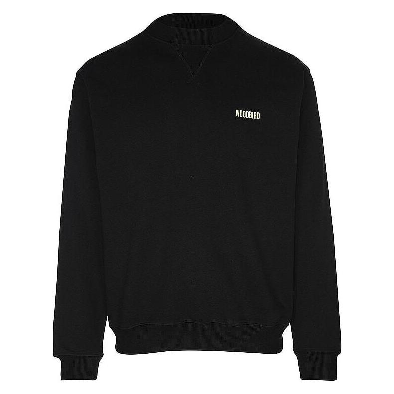 Woodbird, Herren, Pullover, Sweater Wbcane Lion, Schwarz, (L)
