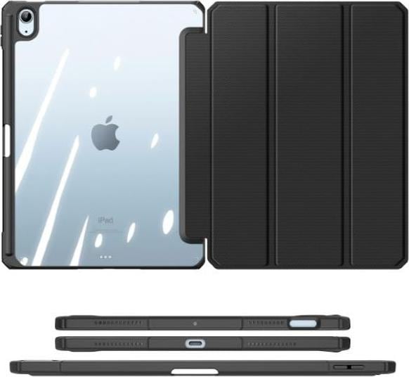 Productafbeelding Dux Ducis Toby Serie Leren Boekomslag Hoesje (IPad Air (2022), IPad Air 10.9 (2020))