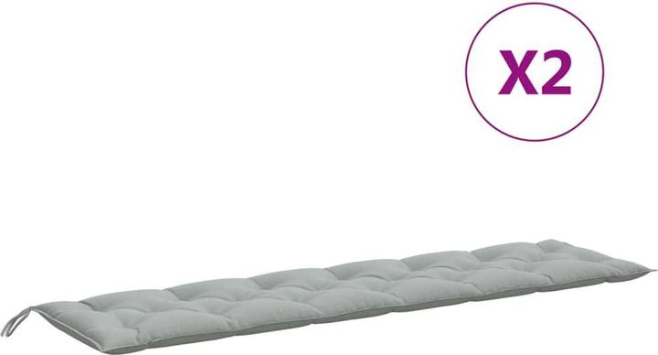 Immagine prodotto VidaXL Cuscini per panca da giardino 2 pezzi in tessuto (200 x 50 x 7 cm)