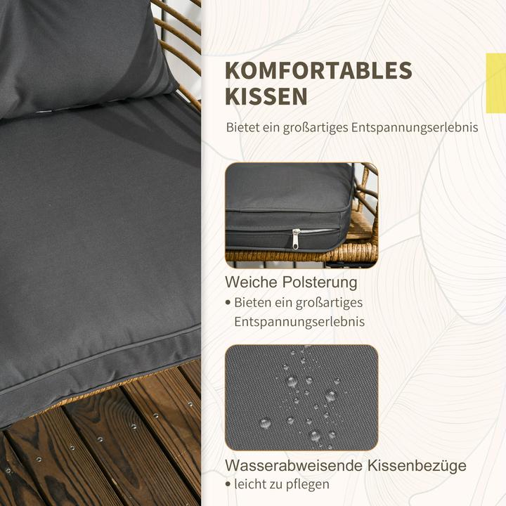 Actual product image Outsunny Garden furniture set
