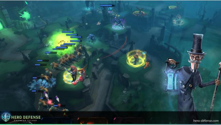 Produktbild Game Hero Defense: Haunted Island (PS4, Multilingual)
