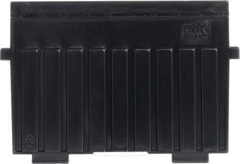 Actual product image Han Support plate Card index box Material: polystyrene Colour: black (105 x 148 mm)
