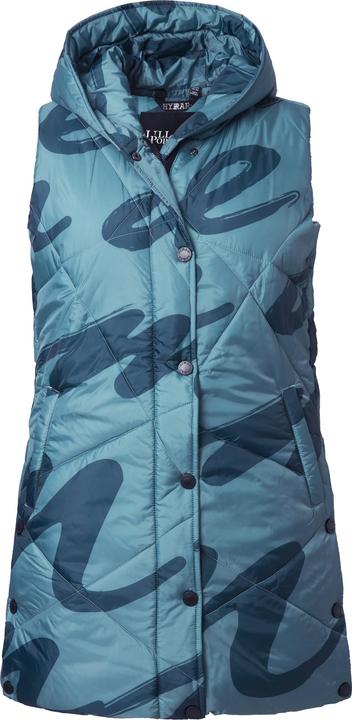 Image du produit Ulla Popken Doudoune matelassée HYPRAR sans manches, matière déperlante recyclée, motif léopard (62)