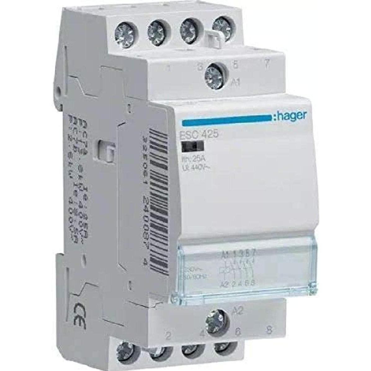 Hager Contactor 25A, Relais