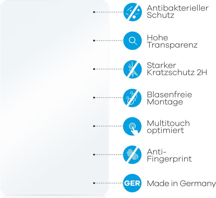Produktbild upscreen Antibakterieller Displayschutz (1 Stück, Samsung Galaxy S21 5G)