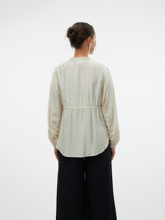 Actual product image Mamalicious Regular fit mandarin collar top blouse (XS)