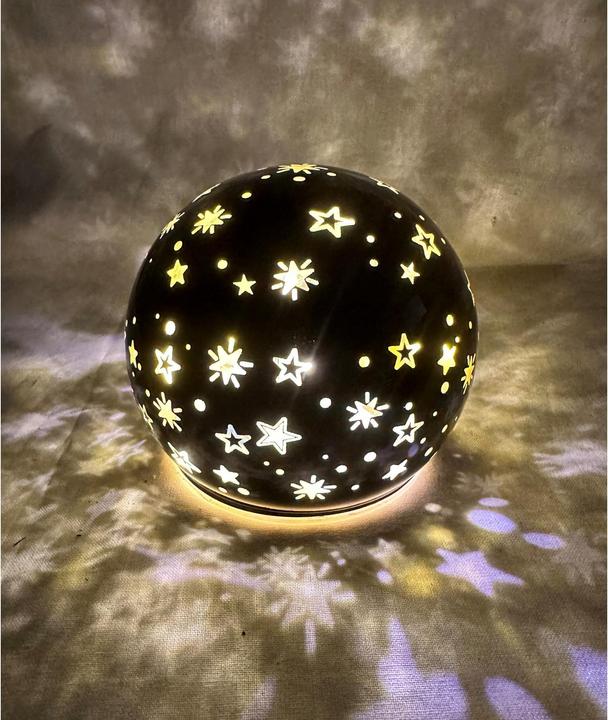 Produktbild GuGus LED Glas Kugel schwarz