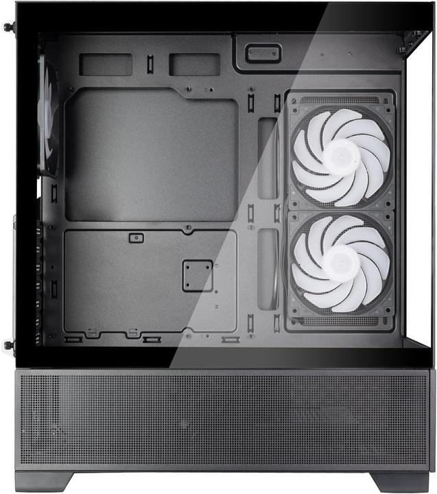 Produktbild Silverstone SST-LD05-B-ARGB - Panorama Tower Micro-ATX Computer Case, black (ATX, Micro ATX (mATX))