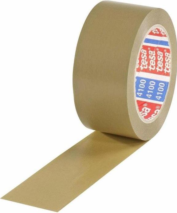 Immagine prodotto Beiersdorf Pakketape Tesa 4100, PVC, 50 mm x 66 m, marrone, confezione da 6 pezzi (50 mm)