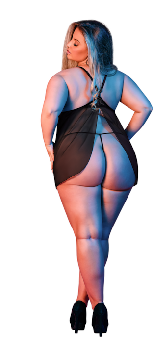 Produktbild Magic Silk Baby Doll w/ Fly Away Back & G-Set (XXL)