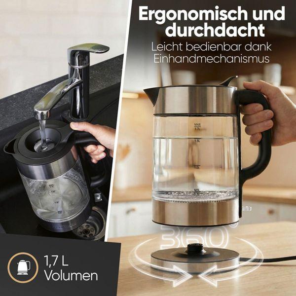 Actual product image Proficook Glaswasserkocher1,7L (1.70 l)