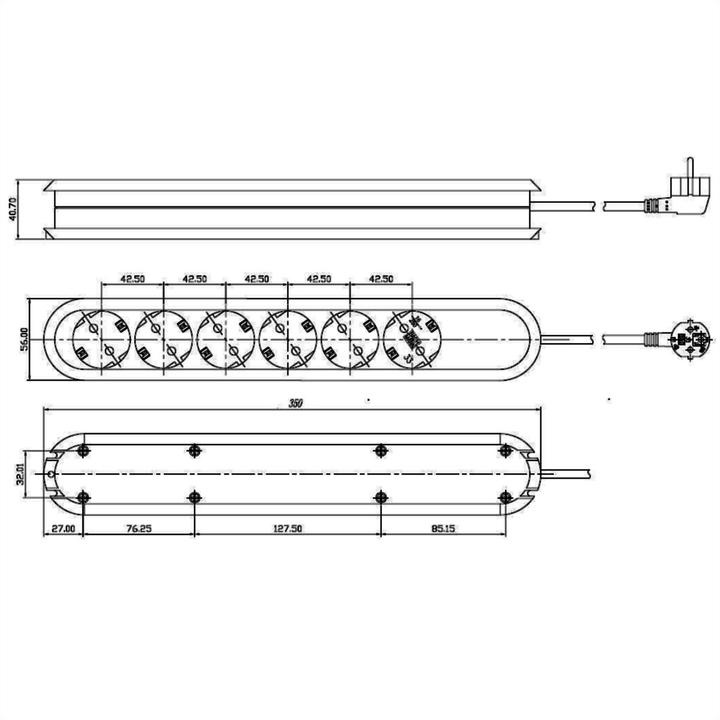 Produktbild Bachmann Smart (6x, CEE 7/3, 1.50 m)