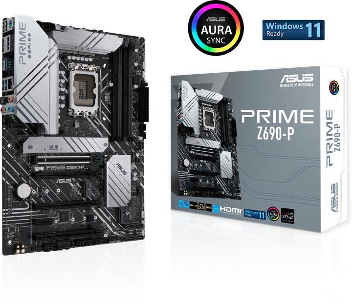 Produktbild ASUS Prime Z690-P (LGA 1700, Intel Z690 (DDR5), ATX)