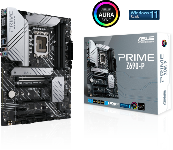 Produktbild ASUS Prime Z690-P (LGA 1700, Intel Z690 (DDR5), ATX)