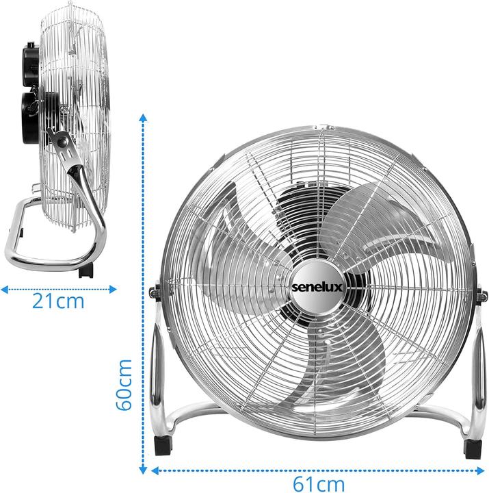 Produktbild Senelux Tragbarer Bodenventilator (55 dB)