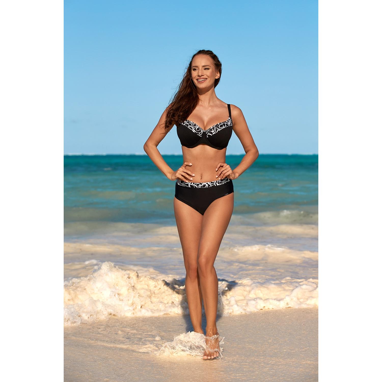 Madora, Damen, Bikini, Zweiteiler Bikini model 178254, Schwarz, (75 F)