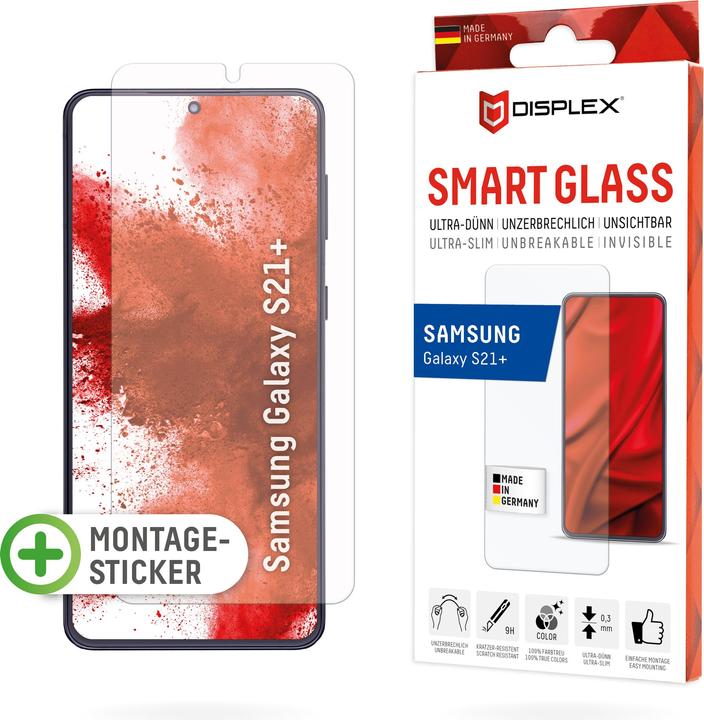 Produktbild Displex Smart Glass, Displayschutzfolie (1 Stück, Samsung Galaxy S21+ 5G)
