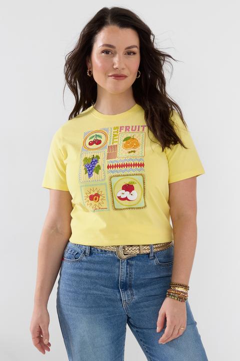 Produktbild Joe Browns Graphic Tee with Mosaic Fruit Print (40)