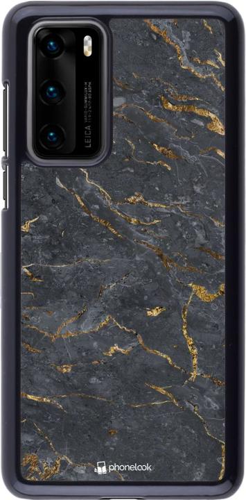 Actual product image PhoneLook Grey Gold Marble cover (Huawei P40)