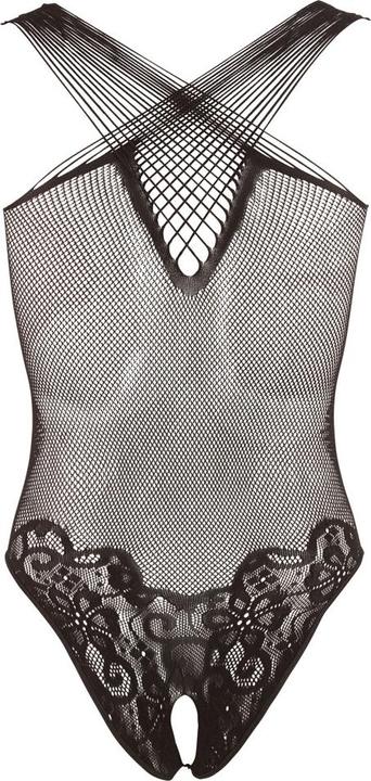 Actual product image Mandy Mystery Fishnet & Lace Body (S, M, L)