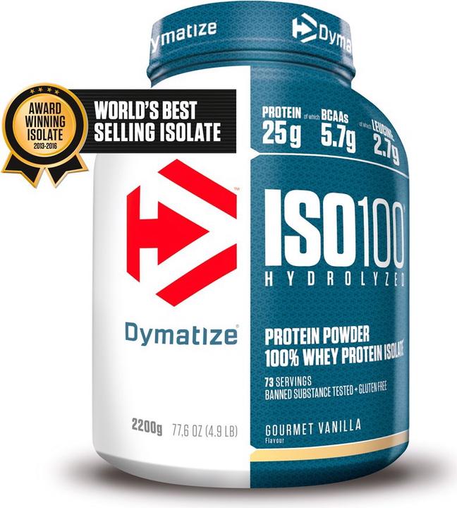 Actual product image Dymatize Iso 100 (Vanilla, 1 pcs., 2200 g)